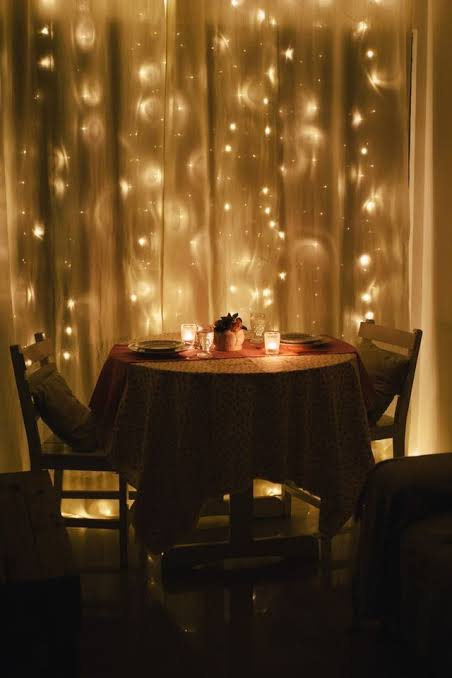 Candlelight Dinner setup
